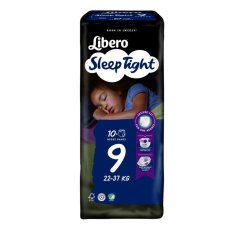 LIBERO Sleep Tight Misura 9  22-37kg 10 Pezzi